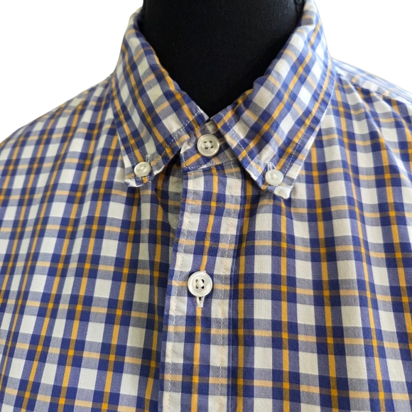 J. Crew Factory Men's Plaid Button Down Shirt Size L - Picture 3 of 6